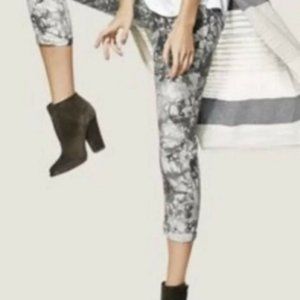 Women's CAbi Medium Black/White Marble Jogger Lounge Pants #5075